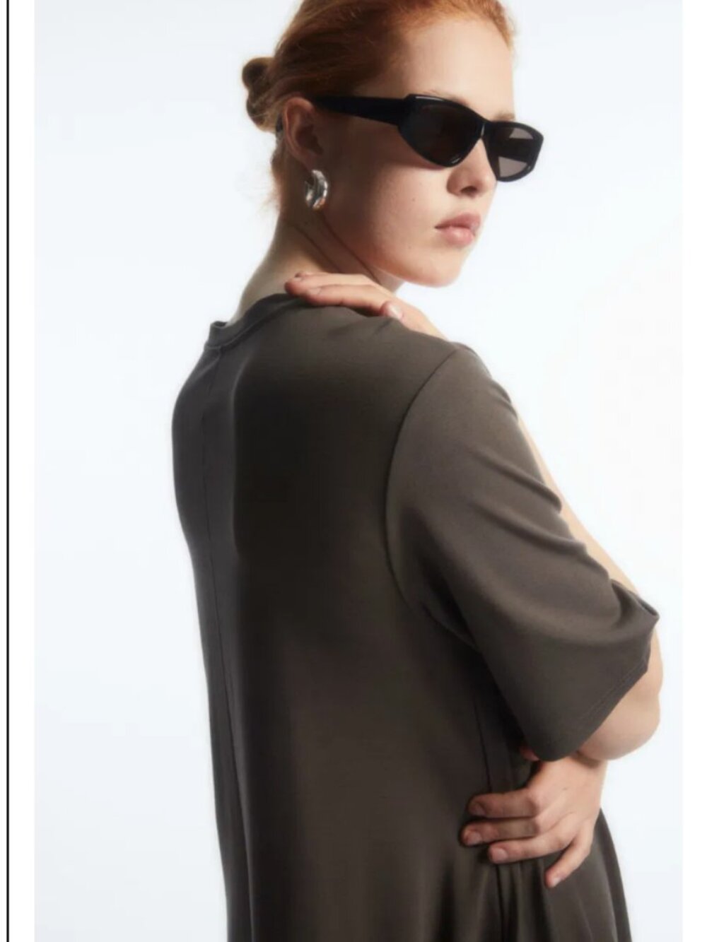 COS voluminous maxi t shirt dress - Picture 2 of 12